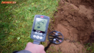 MINELAB EQUINOX - Тест на глубину обнаружения