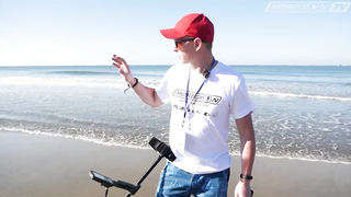 Тест Equinox 800 на соленом пляже