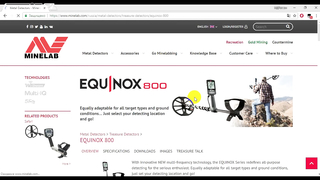 Minelab EQUINOX - Обновление прошивки (2018)