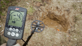 Тест катушки 15" для Minelab Equinox