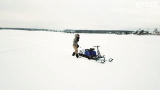 Карманный мотобуксировщик Лидер-Альфа-3.