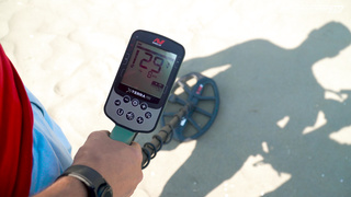 Копаю с X-Terra Pro на морском пляже