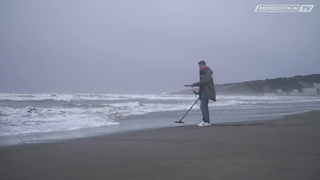 ПИНПОИНТЕР MDREGION. Поиск зимой на пляже